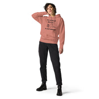 Tea Without Receipts Hoodie (Black Text)