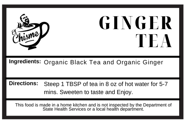 El Chisme Black Ginger Tea